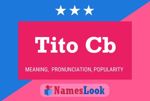 Постер имени Tito Cb