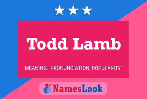 Постер имени Todd Lamb