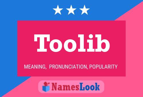 Постер имени Toolib