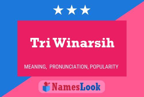 Постер имени Tri Winarsih