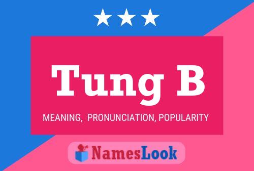 Постер имени Tung B