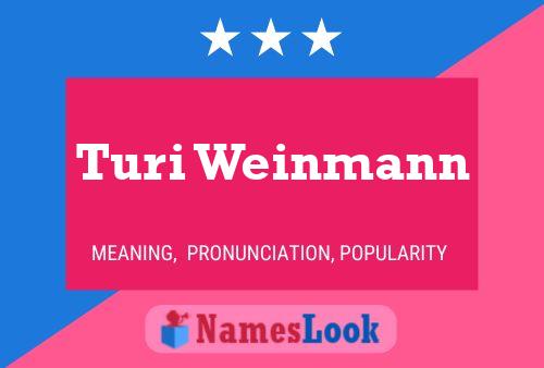 Постер имени Turi Weinmann