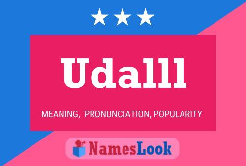 Постер имени Udalll