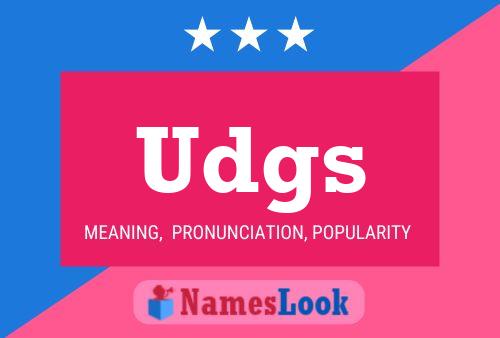 Постер имени Udgs