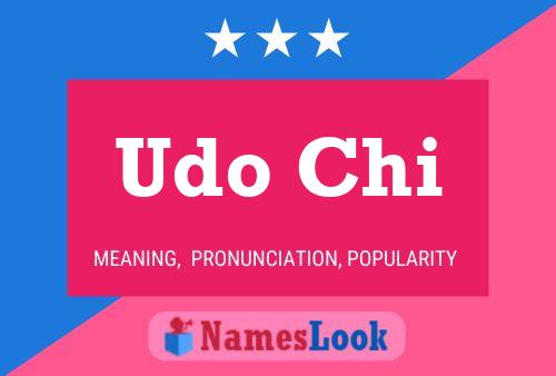 Постер имени Udo Chi