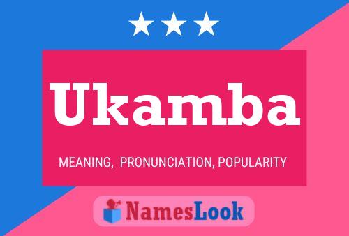 Постер имени Ukamba