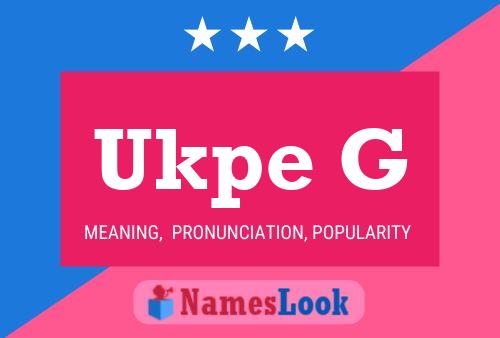 Постер имени Ukpe G