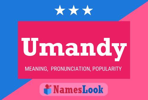 Постер имени Umandy