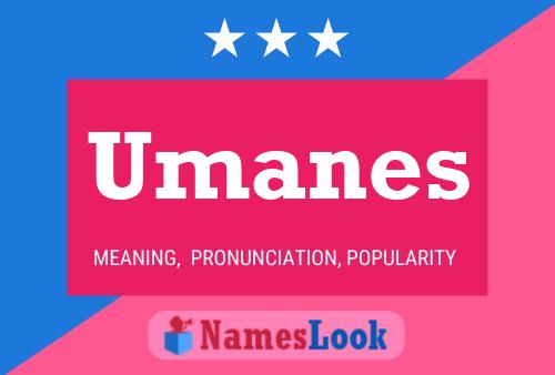 Постер имени Umanes