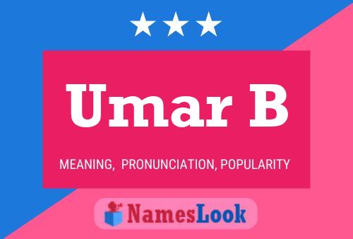 Постер имени Umar B