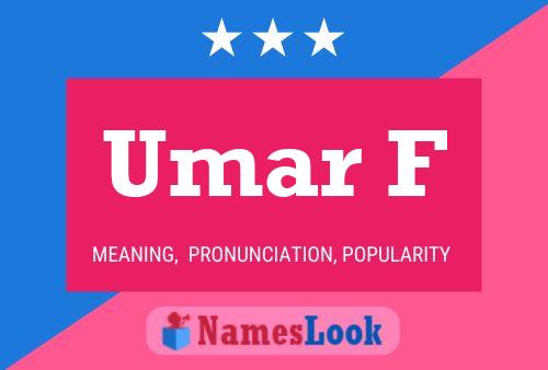 Постер имени Umar F