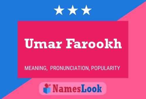 Постер имени Umar Farookh