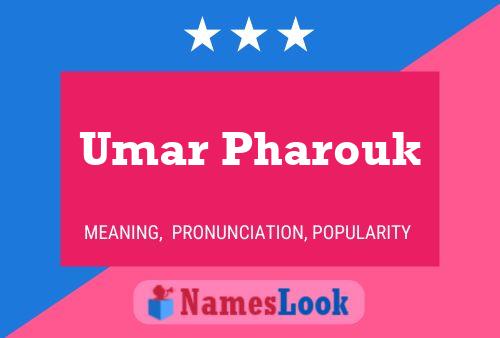 Постер имени Umar Pharouk