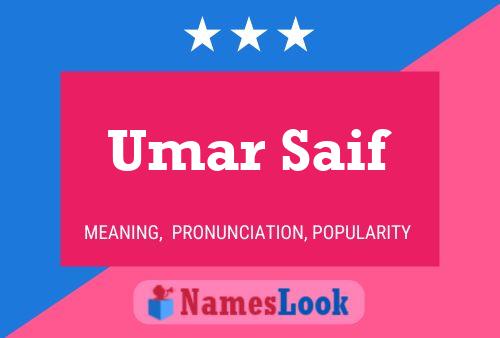 Постер имени Umar Saif