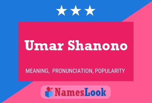 Постер имени Umar Shanono