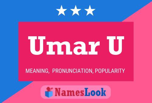 Постер имени Umar U