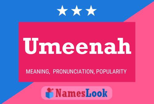 Постер имени Umeenah