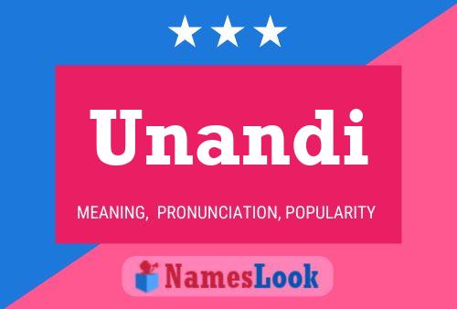 Постер имени Unandi