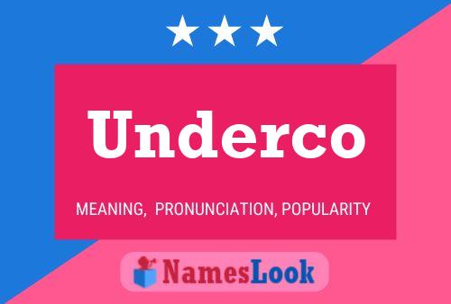 Постер имени Underco