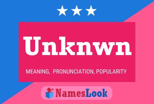 Постер имени Unknwn