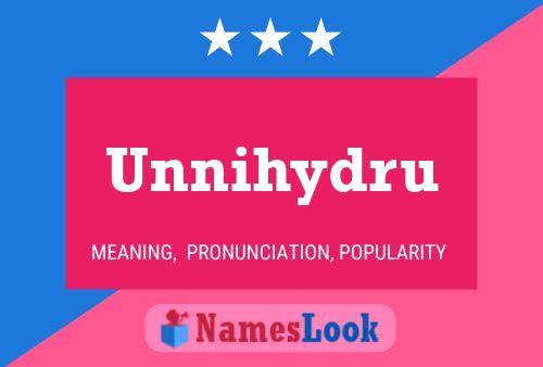 Постер имени Unnihydru