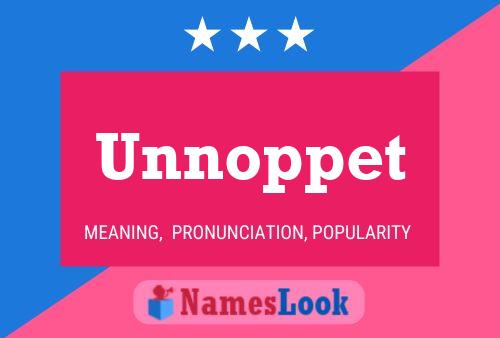 Постер имени Unnoppet