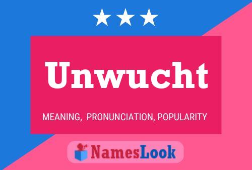 Постер имени Unwucht