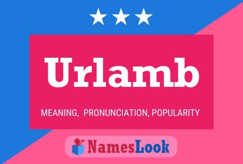 Постер имени Urlamb