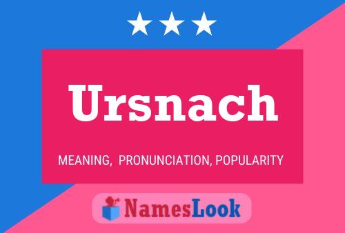 Постер имени Ursnach