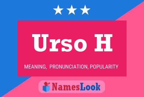 Постер имени Urso H