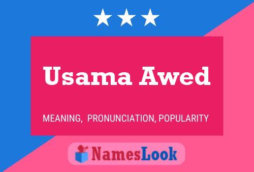 Постер имени Usama Awed