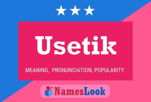 Постер имени Usetik