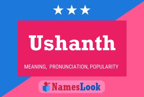 Постер имени Ushanth