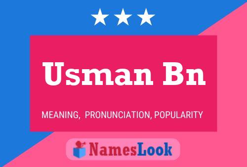 Постер имени Usman Bn