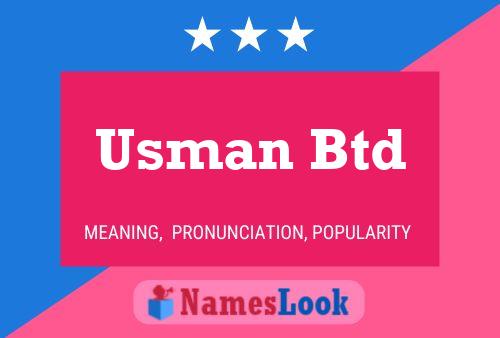 Постер имени Usman Btd