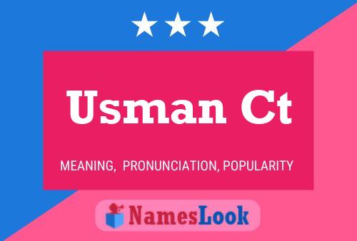 Постер имени Usman Ct