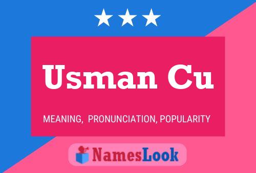 Постер имени Usman Cu