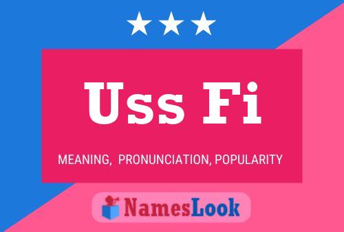 Постер имени Uss Fi