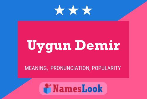 Постер имени Uygun Demir