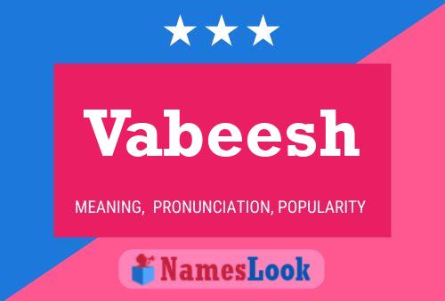 Постер имени Vabeesh