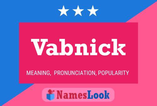 Постер имени Vabnick