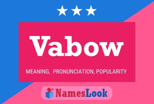 Постер имени Vabow