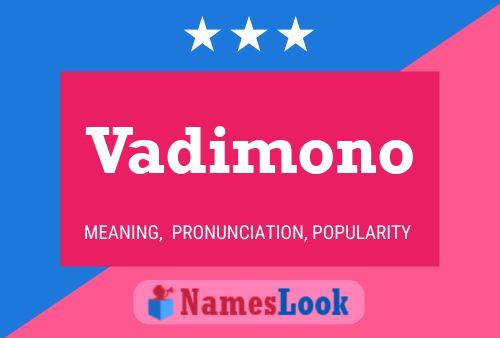 Постер имени Vadimono