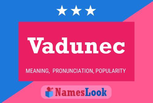 Постер имени Vadunec