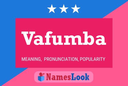 Постер имени Vafumba