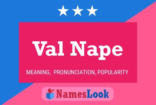 Постер имени Val Nape