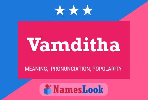 Постер имени Vamditha