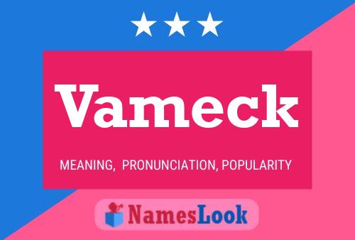 Постер имени Vameck