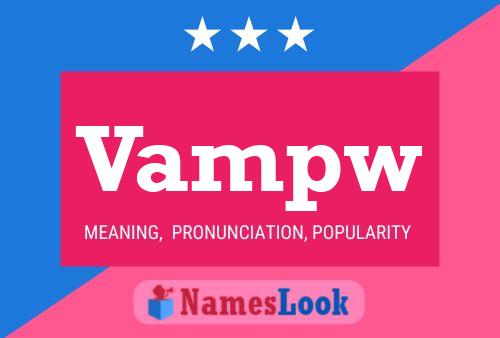 Постер имени Vampw