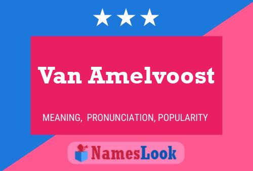 Постер имени Van Amelvoost